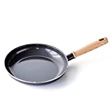 GreenChef Vintage 100% ToxinFree Healthy Ceramic Nonstick Metal Utensil/Induction/OvenSafe Frying Pan - 24cm - Grey