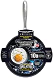 Granitestone 12' Nonstick Frying Pan Cookware, No-warp, Dishwasher-safe Oven-safe Skillet, Mineral-enforced Fry Pans 100% PFOA-Free with Stay Cool Handle As Seen On TV, Black