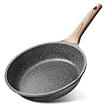 Caannasweis Nonstick Pan Marble Frying Pan Non Stick Skillet Omelette Fry Pans with Soft Touch Handle 8 inch