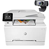 HP Laserjet Pro MFP M283cdwF All-in-One Wireless Color Laser Printer, White - Print Scan Copy Fax - 22 ppm, 2.7' Touchscreen, 50-Sheet ADF, Auto Duplex Printing, Ethernet