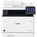Canon imageCLASS MF741CdwB All-In-One Wireless Color Laser Printer for Business Office, White - Print Scan Copy - 5' Touchscreen, 28 ppm, 600 x 600 dpi, 1GB Memory, Auto 2-Sided Printing, 50-sheet ADF