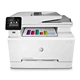HP Color Laserjet Pro M283fdw Wireless All-in-One Laser Printer, Remote Mobile Print, Scan & Copy, Duplex Printing (7KW75A), White, Model:7KW75A#BGJ (Renewed)