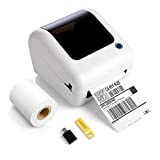 Bluetooth Thermal Shipping Label Printer - High Speed 4x6 Wireless Label Maker Machine, Support PC, Phone, USB for MAC, Compatible with Ebay, Amazon, Shopify, Etsy, USPS Barcode, Mailing