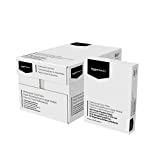 Amazon Basics Multipurpose Copy Printer Paper, 8.5 x 11 Inch 20Lb Paper - 10 Ream Case (5,000 Sheets), 92 GE Bright White