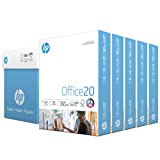 HP Printer Paper | 8.5 x 11 Paper | Office 20 lb | 5 Ream - 2,500 Sheets | 92 Bright | Made in USA - FSC Certified | 172160C