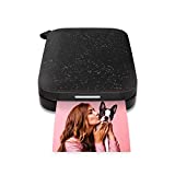 HP Sprocket Portable 2x3' Instant Photo Printer (Noir) Print Pictures on Zink Sticky-Backed Paper from your iOS & Android Device.