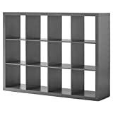 Better Homes & Gardens Gray(12-Cube) Storage Organizer, Multiple Finishes