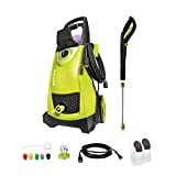 Sun Joe SPX3000 2030 Max PSI 1.76 GPM 14.5-Amp Electric High Pressure Washer, Cleans Cars/Fences/Patios