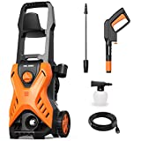 Rock&Rocker Electric Pressure Washer, 2300PSI Max Power Washer with Adjustable Pressure Nozzle, Foam Cannon, Car Cleaning Washer Great for Home/Patio/Concrete/Deck/Driveways Cleaning