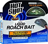 Hot Shot HG-95789 Roach Killer, 6-Count, Brown/A