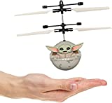 World Tech Toys Star Wars The Mandalorian Baby Yoda The Child Sculpted Head UFO Helicopter