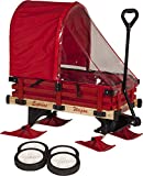 Millside Industries Sleigh Wagon with Red Wooden Racks (06475)