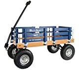 Berlin Flyer Sport Wagon - Model F410 - Amish Made in Ohio, USA - 10' No-Flat Tires (Blue)