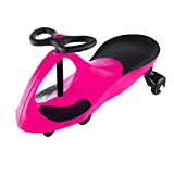 Wiggle Car Ride On Toy – No Batteries, Gears or Pedals – Twist, Swivel, Go – Outdoor Ride Ons for Kids 3 Years and Up by Lil’ Rider (Hot Pink)