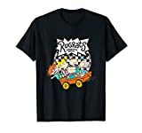 Rugrats Logo Checkerboard With Kids In Wagon T-Shirt