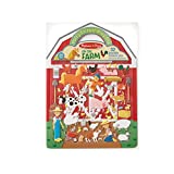 Melissa & Doug Puffy Sticker Play Set - On the Farm - 52 Reusable Stickers, 2 Fold-Out Scenes