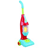 PlayGo Pretend Play My Light Up Playset Cleaning Vacuum for Toddlers & Kids with Sound Effects Trolley Cart with Real Suction (3030)