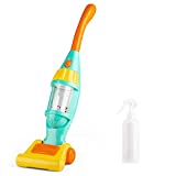Toy Vacuum Cleaner for Kids, Electric Kids Play Vacuum with Lights, Realistic Sounds & Whirling Stars, Pretend Role-Play House Cleaning Vacuum Cleaner Toys Set for Children Girls Boys Toy