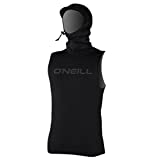 O'Neill Men's Thermo-X Vest w/ Neo Hood, Black, L