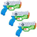 X-Shot Water Warfare Nano Fast Fill (3 Pack) by ZURU Watergun, X Shot Water Toys, 3 Pack, (Fills with Water in just 1 Second!)