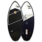Driftsun Fifty50 Wakesurf Board - 4' 9' Carbon Fiber Skim Style Wake Surfboard, Fins Included