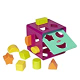 Playskool Form Fitter Shape Sorter Matching Activity Cube Toy with 9 Shapes for Toddlers and Kids 18 Months and Up (Amazon Exclusive)