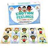 Feelings Flashcards Game Emotion Cards for Learning Emotions with Emotion Faces Therapy Cards A Social Emotional Intelligence Card Toy for Kids Great for Autism Speech Therapy and Counseling