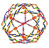 4E's Novelty Expandable Breathing Ball Toy Sphere for Kids & Adults, Expands from 5.6' to 12' - Kids Fidgets Toys ADHD, Yoga Relaxation Meditation Accessories