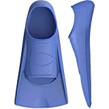 Gintenco Swim Fins, Swim Training Fins for Lap Swimming, Kids Swimming Fins Comfortable Swim Flippers Travel Size with Bag for Kids Youth Adults Men Women