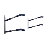 SPAREHAND Glacik Universal Wall Mount Rack Storage with Padded Arms for 2 SUP Paddle Boards, for Large sup with Board Width 26' - 36'+'