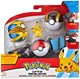 Pokemon Clip 'N' Go Poké Ball Belt Set, Wave 5 Ultra Ball, Quick Ball, and 2-Inch Pikachu - Feat. Detailed Pikachu Figure, a Clip ‘N’ Go Belt, 2 Clip ‘N’ Go Poké Balls- Perfect for Any Trainer!