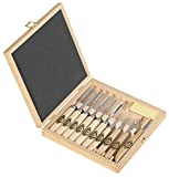 Kirschen 3441000 11-piece Carving Tools In Wood Box