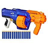Nerf SurgeFire Elite Blaster -- 15-Dart Rotating Drum, Slam Fire, Includes 15 Official Nerf Elite Darts -- For Kids, Teens, Adults (Amazon Exclusive)