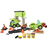 Play-Doh Wheels Gravel Yard Construction Toy with Non-Toxic Pavement Buildin' Compound Plus 3 Additional Colors (Amazon Exclusive)