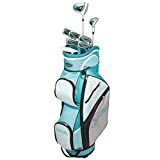 GolfGirl FWS3 Ladies Golf Clubs Set with Cart Bag, All Graphite, Right Hand, Teal