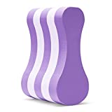 NEAGLORY Swimming Pull Float, Soft Swimming Float Kickboard, EVA 5-Layer Pull Buoy Leg Float, Pool Training Aid, Legs and Hips Support for Adults, Kids, and Beginners, Purple