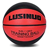 29.5' Weighted Training Basketball Indoor Outdoor Heavy Weight Training Basketball for Improving Ball Handling Shooting Passing and Training Dribbling Drills |3lbs, Size 7 Heavy Basketball