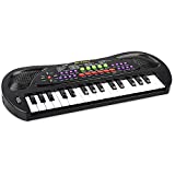 aPerfectLife Kids Keyboard Piano, 32 Keys Multifunction Electric Keyboard Piano for Kids, Kids Piano Musical Instruments Gift Toy for 3 4 5 6 7 8 Year Old Boys and Girls (Black)