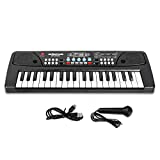 Kids Keyboard Piano 37 Keys Piano for Kids Electronic Piano with Microphone Educational Musical Toy Gift for Girls Boys Children