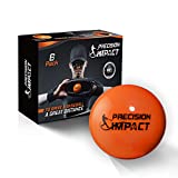 Precision Impact Slugs: Heavy Weighted 15oz Baseballs for Hitting; with 1-Year Warranty (6-Pack)