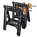 WORX WX065 Clamping Sawhorses with Bar Clamps