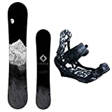 System MTN Snowboard with APX Bindings Men's Snowboard Package 163 cm Wide