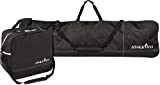Athletico Two-Piece Snowboard and Boot Bag Combo | Store & Transport Snowboard Up to 165 CM and Boots Up To Size 13 | Includes 1 Snowboard Bag & 1 Boot Bag (Black)
