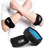 Elbow Brace 2 Pack for Tennis & Golfer's Elbow Pain Relief