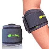 SENTEQ Elbow Brace Tennis Forearm Tension Relief Compression Band for Men and Women Weightlifting Arms Pads Golfer Wrap Tennis Golf Elbow Support Tendonitis Pain Release Pressure Bands Strap Sleeve