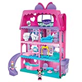Just Play Minnie Mouse Bow-Tel Hotel, 2-Sided Playset with Lights, Sounds, and Elevator, 20 Pieces, Includes Minnie Mouse, Daisy Duck, and Snowpuff Figures
