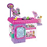 Disney Junior Minnie Mouse Marvelous Market, Pretend Play Cash Register with Realistic Sounds, 45 Play Food Pieces and Accessories, by Just Play