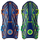Sno-Storm Premium Foam Snow Sled 2-Pack | Superior Foam Recreational Snow sled | Tow Rope and Handles | Sized for Youth and Adults | Contoured Deck Design | 50in-127cm Design Length |, Malroka