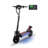 Recherclie Snow Electric Kick Scooter for Adults - 2500W Motor, Up to 35 MPH & 37 Miles, 48V/16AH, 11'' Heavy Duty Vacuum Off-Road Tire, Hydraulic disc Braking, Adult Electric Scooter Without Seat