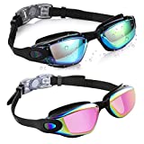 Aegend Kids Swim Goggles, Pack of 2 Swimming Goggles for Children Boys & Girls Age 3-9